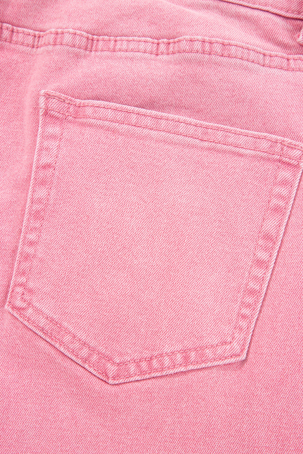 Peach Blossom Acid Washed High Rise Cropped Wide Leg Jeans